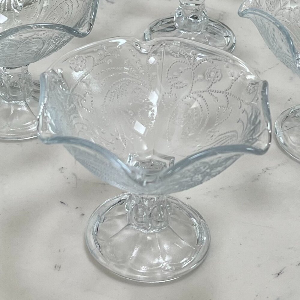 Vintage SL@H Clear Serving Cups/Bowls (7)